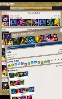 Ready Up for League of Legends - Builds & Stats Screen Shot 16