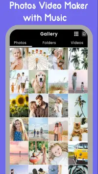 Photo Video Maker With Music Screen Shot 0