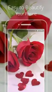 Rose of love Live wallpaper Screen Shot 2