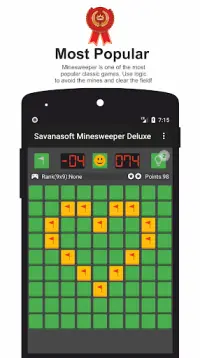 Minesweeper Deluxe - Classic Game from Savanasoft Screen Shot 0