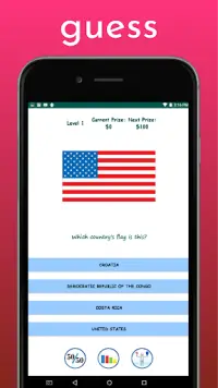 World Flag Trivia - A Game of Countries Flag Quiz Screen Shot 0