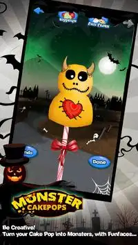 Monster Cake Pop Halloween Screen Shot 9