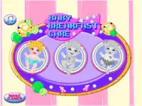 Baby breakfast games for girls Screen Shot 0