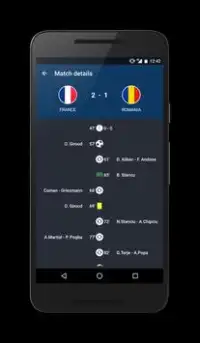 EURO 2016 France Live Screen Shot 2