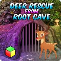Forest Escape - Deer Pagsagip Mula sa Root Cave