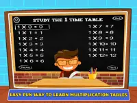 Tabuada de Multiplicação Jogos de Matemática Screen Shot 2