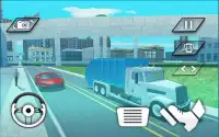City Garbage Cleaner Truck Sim: Urban Trash Truck Screen Shot 4
