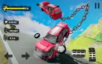 Привод автомобильной аварии с цепями: симулят Screen Shot 4