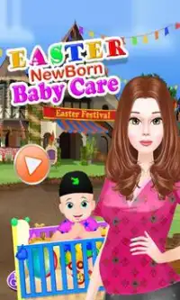 Newborn baby easter games Screen Shot 0