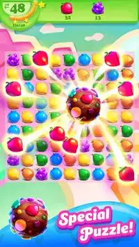 Fruit Candy Smash - Juice Splash Free Match 3 Game Screen Shot 0