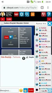 Okey Oyna -  Okeyat.com Okey Salonu Screen Shot 5