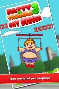 Fatty In Trouble 3: Sky Dodger Screen Shot 0