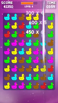 Duck Match 3 Game Screen Shot 3