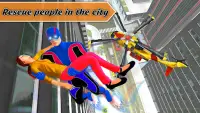 Flying Hero City Rescue: Real Crime Simulator 2021 Screen Shot 2