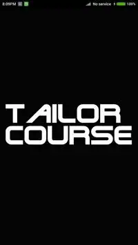 Tailor Course Screen Shot 0