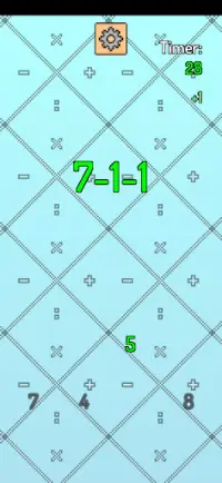 MathBlitz - Fast Math Game Screen Shot 1