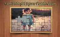 cute little girl jigsaw puzzle game Screen Shot 0