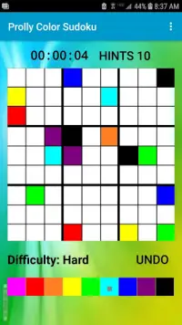 Prolly Color Sudoku Screen Shot 0