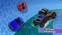 Aqua Cars Uphill Water Slide Rally 3D Screen Shot 1