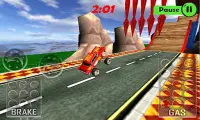 Impossible car escape 3d stunts Speed Racing mania Screen Shot 0