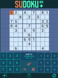 Sudoku One   Free. Easy to expert puzzles. Screen Shot 4