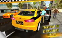 City Taxi Driver: Yellow Cab Crazy Car Driving Screen Shot 7