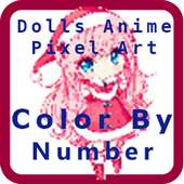 Dolls Anime Pixel Art - Color By Number