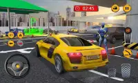 Pahlawan super Mobil Valet Zona parker 3D Screen Shot 4