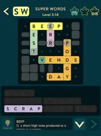 Super Words Crosswords Puzzle Screen Shot 5