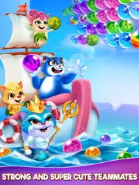 Bubble Shooter: Остров Кэт Поп Screen Shot 9