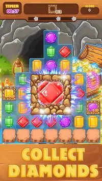 Diamond Treasure Crush - Match 3 Connect Screen Shot 4
