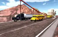 Kecepatan bus nyata Racing Screen Shot 1