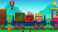 Animal Train for Toddlers Screen Shot 1