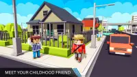 Virtual Blocky Life Simple Town 3D New Game 2020 Screen Shot 3