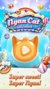 Nyan Cat: Candy Match Screen Shot 4