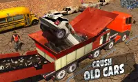 Car Crusher Excavator Games 3d Screen Shot 2