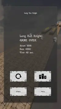 Long Run Knight huyendo 3D Screen Shot 2