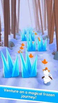 Snowman Rush: Frozen run Screen Shot 1