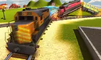 Indian City Train Simulator 2018  Uphill Train Sim Screen Shot 2
