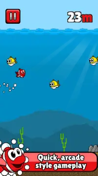 Mini Fish: Downstream Dash Screen Shot 2
