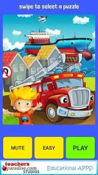 Car Puzzles For Kids Free Screen Shot 1