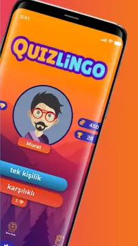 QuizLingo - İngilizce Kelime Oyunu Screen Shot 1