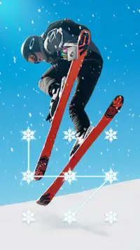 AppLock Live Theme Skiing – Paid Theme Screen Shot 0