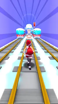 Subway Santa Princess Runner Screen Shot 6