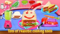 هوس شاحنة الغذاء - لعبة طبخ الاطفال Screen Shot 1