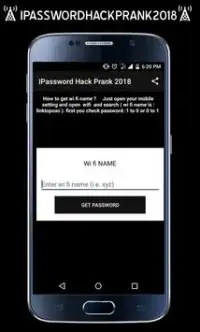 Ipassword hack prank 2018 for WI-FI Screen Shot 3