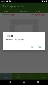 Magic Square Puzzle - A Number Game for Everyone! Screen Shot 2