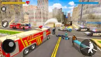 Fire Truck Driving Simulator 2021 - Rescue Truck Screen Shot 2