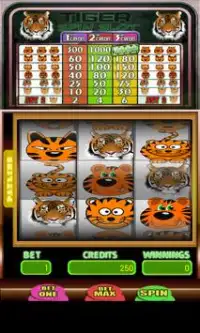 Tiger Spin Slot Screen Shot 1