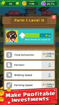 Idle Farm Tycoon - Çiftlik İşletme Para Oyunu Screen Shot 4